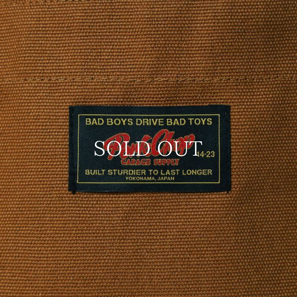 画像3: PORKCHOP GARAGE SUPPLY  TOTE BAG (CAMEL) (3)