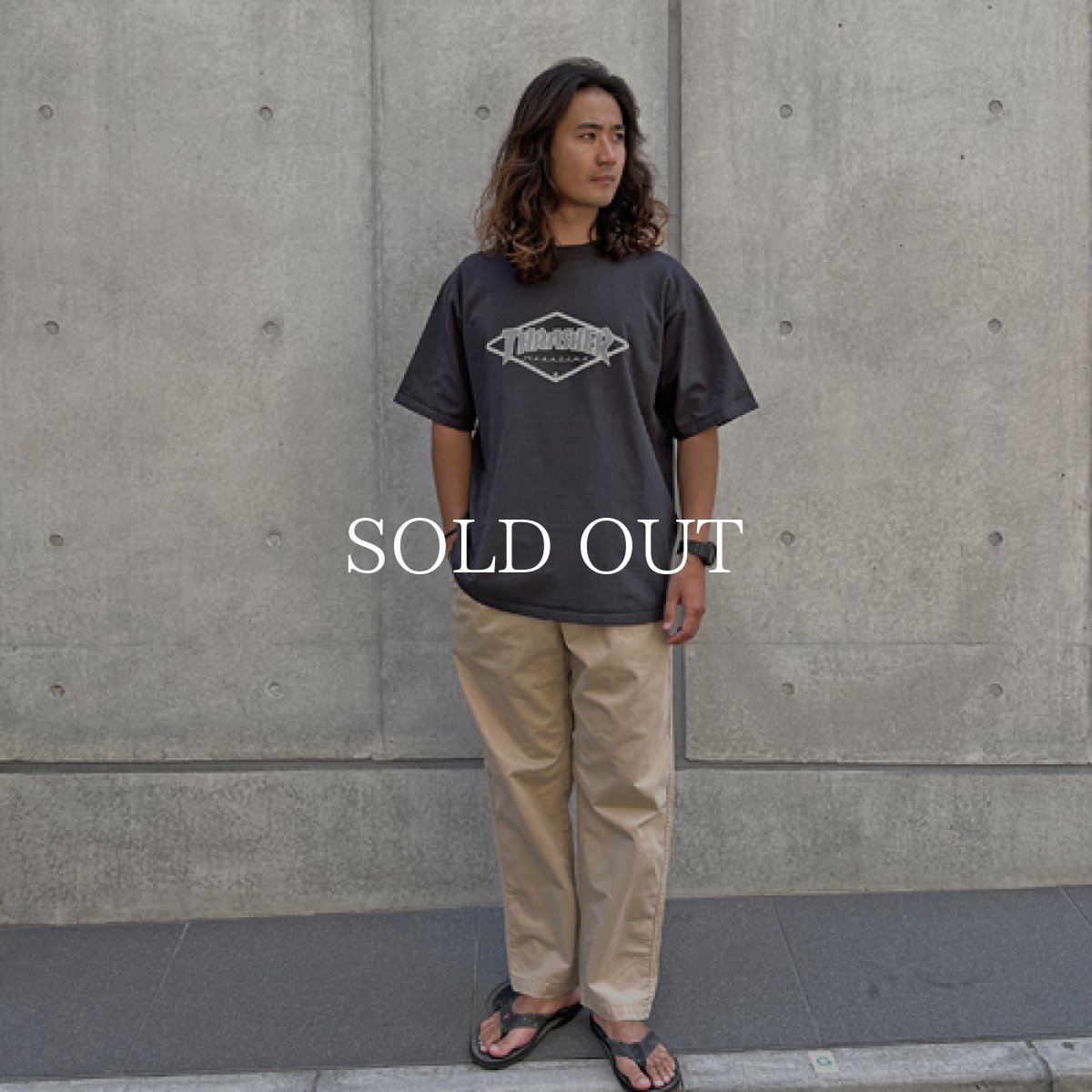 画像2: STANDARD CALIFORNIA  THRASHER × Standard California Diamond Logo T (Black) (2)