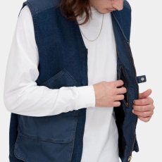 画像6: CARHARTT WIP  ALMA VEST (Blue (stone washed)) (6)