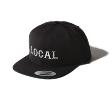 画像1: CUTRATE  CLASSIC LOCAL LOGO EMBORIDERY CAP (BLACK × WHITE) (1)