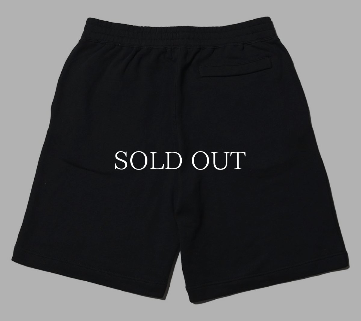 画像2: CUTRATE  CLASSIC LOCAL LOGO LOOSE FIT SWEAT SHORTS (BLACK) (2)