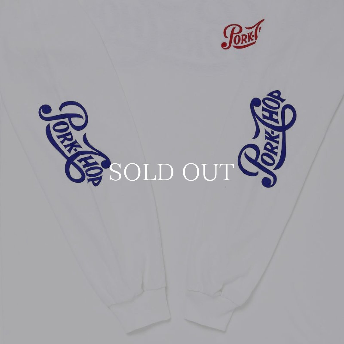 画像3: PORKCHOP GARAGE SUPPLY  PPS L/S TEE (WHITE) (3)