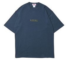 画像1: CUTRATE  CLASSIC LOCAL LOGO HEAVY WEIGHT DROPSHOULDER S/S -T-SHIRT (NAVY) (1)