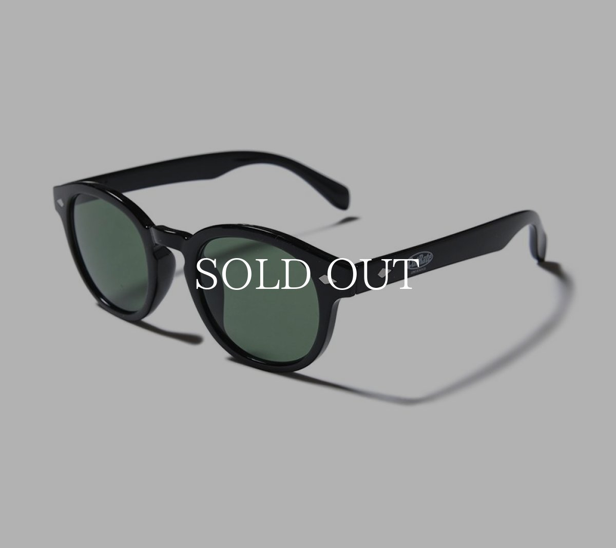 画像1: CUTRATE  CUTRATE LOGO GLASSES (BLACK × GREEN) (1)