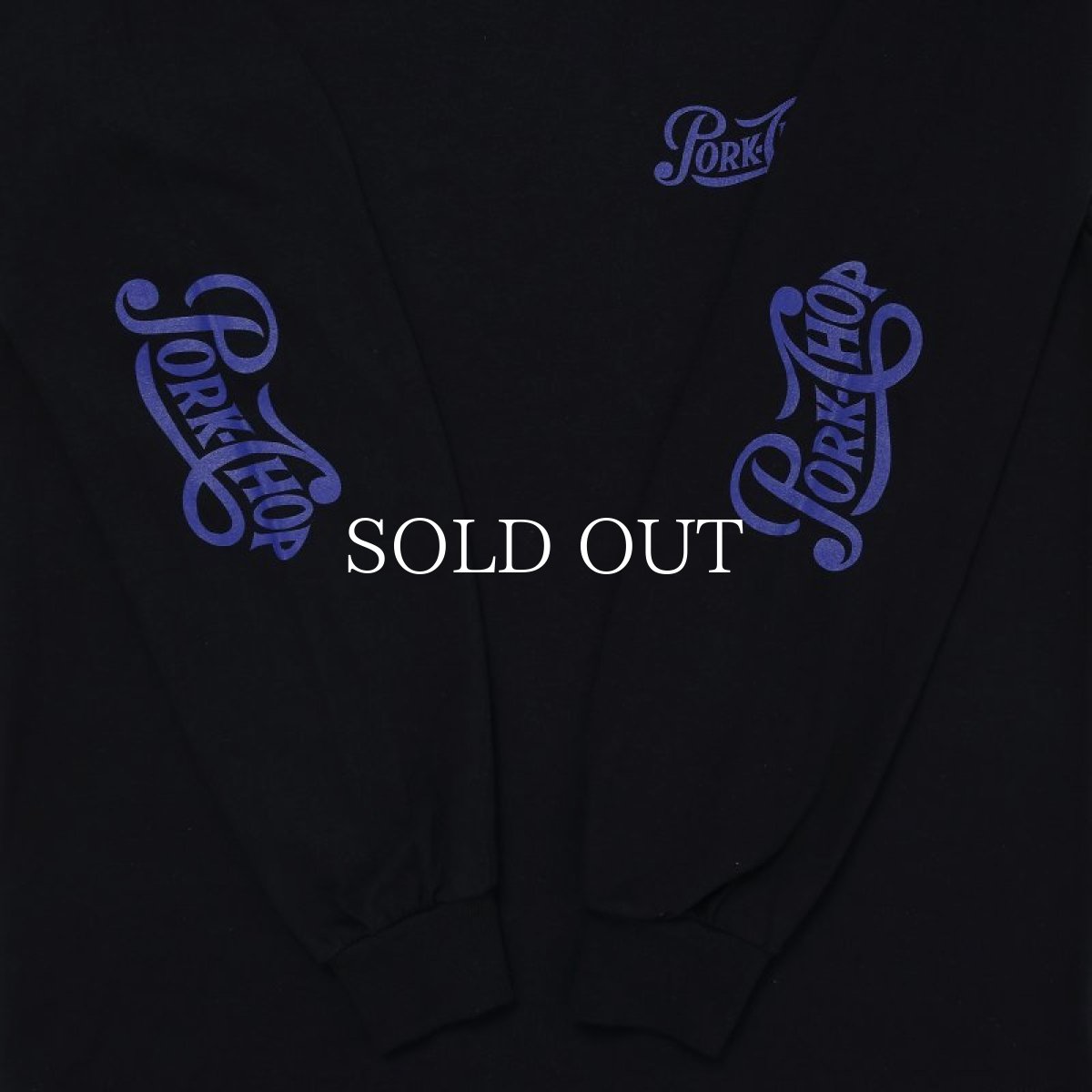 画像4: PORKCHOP GARAGE SUPPLY  PPS L/S TEE (BLACK) (4)