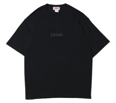 画像1: CUTRATE  CLASSIC LOCAL LOGO HEAVY WEIGHT DROPSHOULDER S/S -T-SHIRT (BLACK) (1)