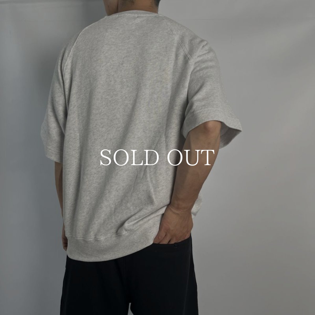 画像3: CUTRATE  CLASSIC LOCAL LOGO LOOSE FIT RAGLAN S/S SWEAT (ASH) (3)