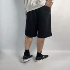 画像4: CUTRATE  CLASSIC LOCAL LOGO LOOSE FIT SWEAT SHORTS (BLACK) (4)