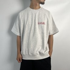 画像2: CUTRATE  CLASSIC LOCAL LOGO LOOSE FIT RAGLAN S/S SWEAT (ASH) (2)