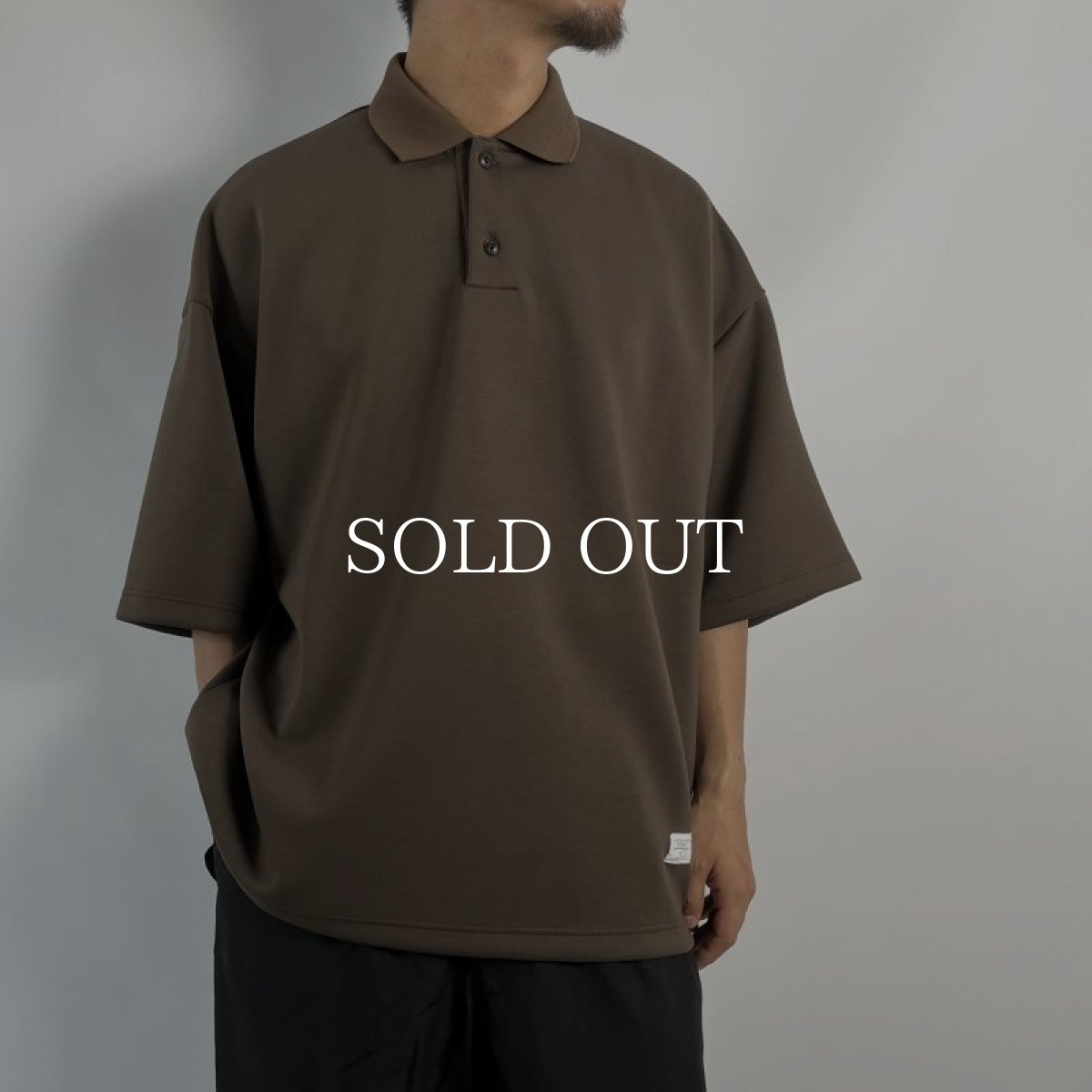 画像7: MAGIC STICK  OVER SIZED BIG POLO (BROWN) (7)