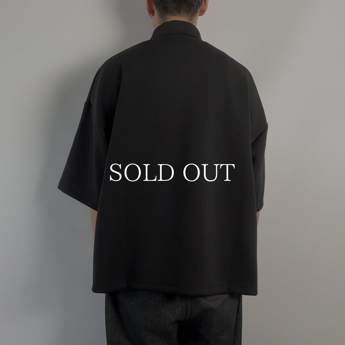 画像8: MAGIC STICK  OVER SIZED BIG POLO (BLACK) (8)