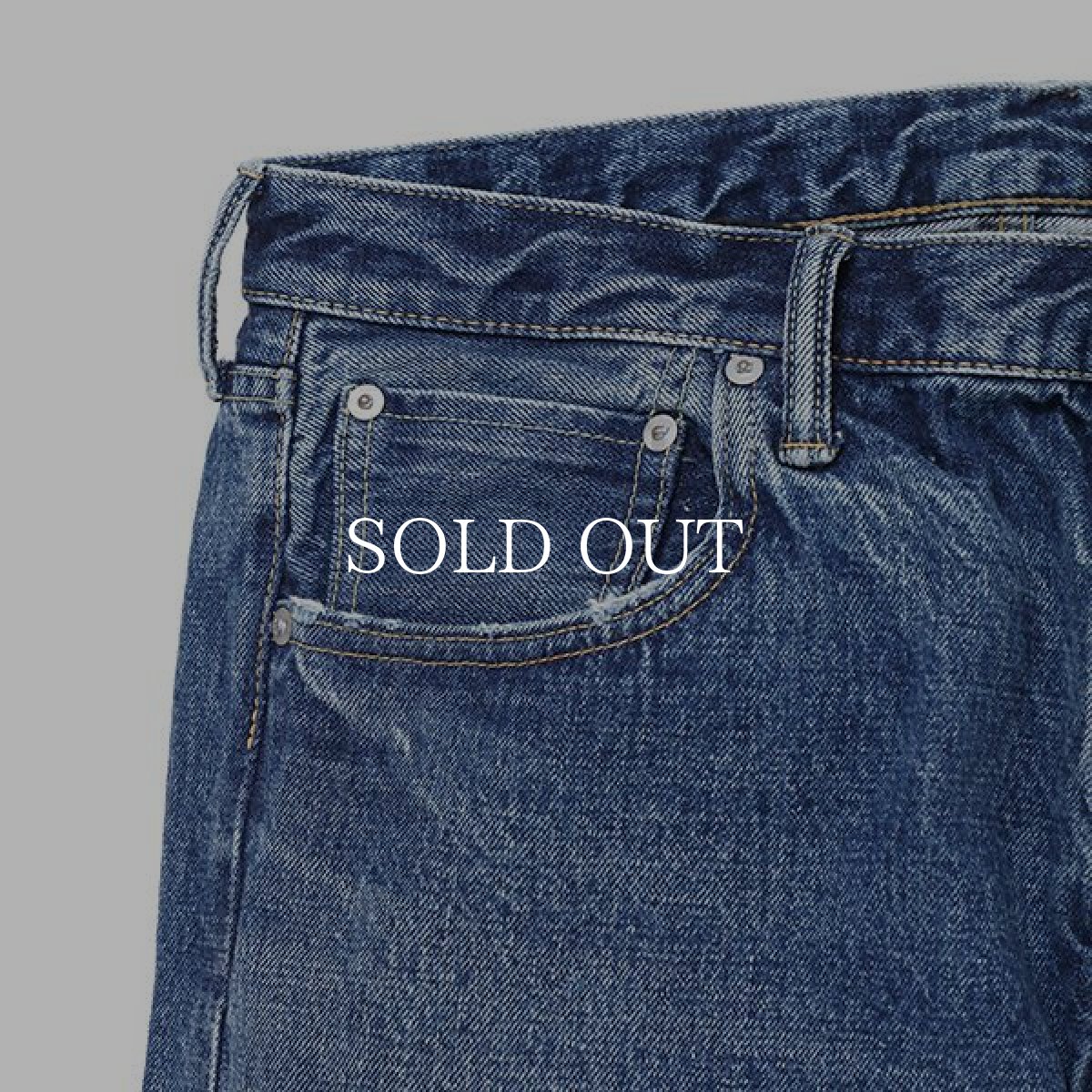 画像6: CHALLENGER  WASHED DENIM PANTS (WASHED INDIGO) (6)