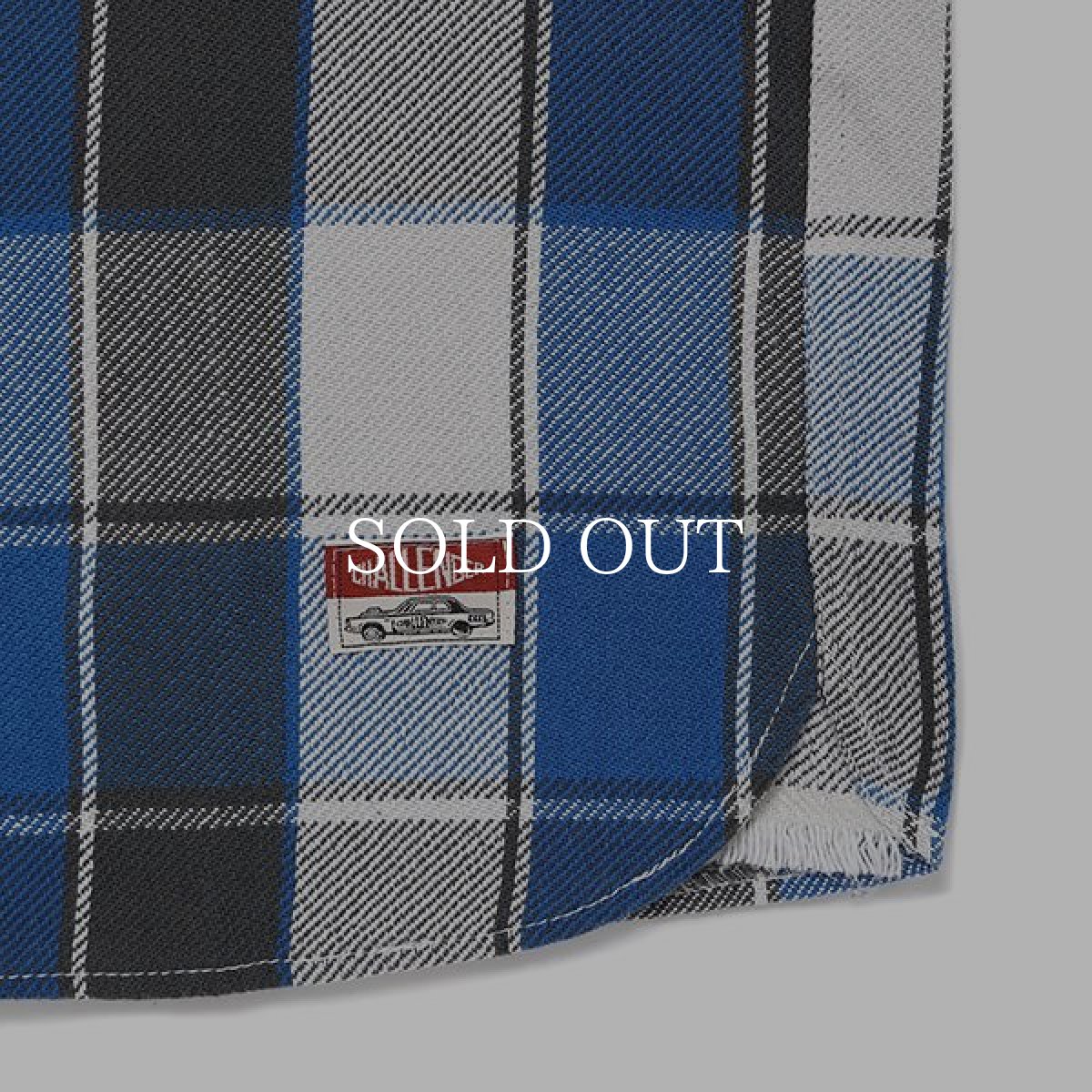 画像5: CHALLENGER  L/S BIG CHECK SHIRT (BLUE) (5)