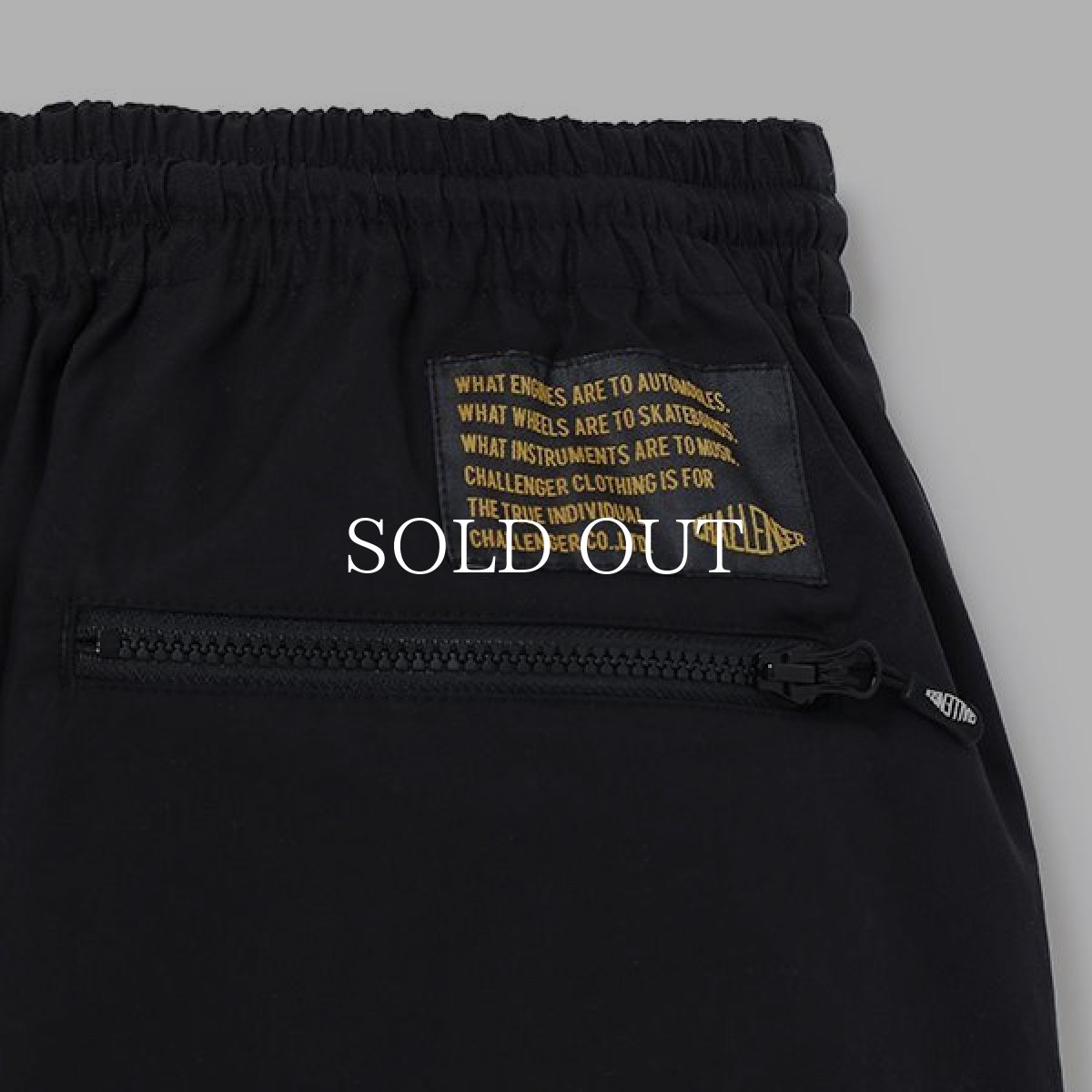 画像5: CHALLENGER  MILITARY WARM UP PANTS (BLACK) (5)