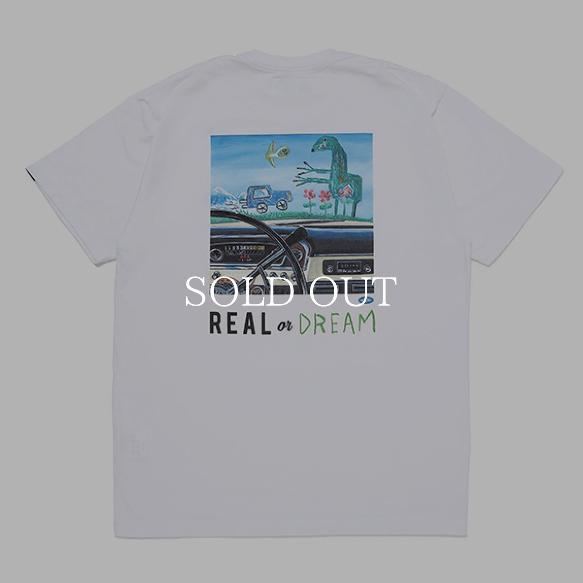 画像1: CHALLENGER  REAL TEE (WHITE) (1)