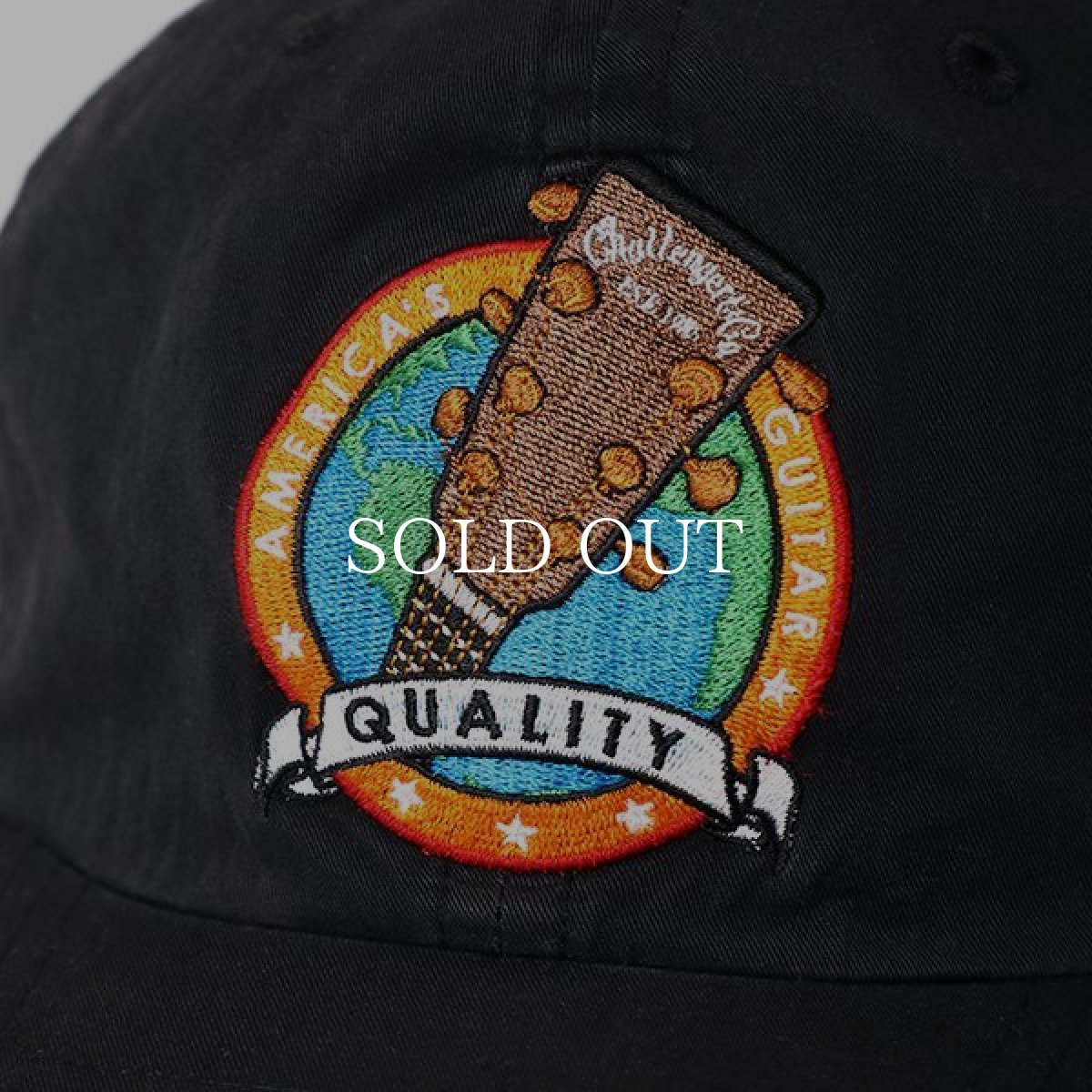 画像3: CHALLENGER  AMERICA'S GUITAR CAP (BLACK) (3)