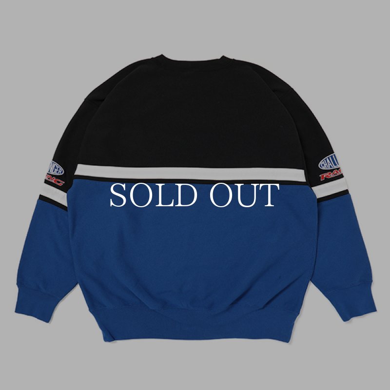 CHALLENGER CMC RACING SWEAT (BLUE×BLACK) CLG-SW 023-005 公式通販