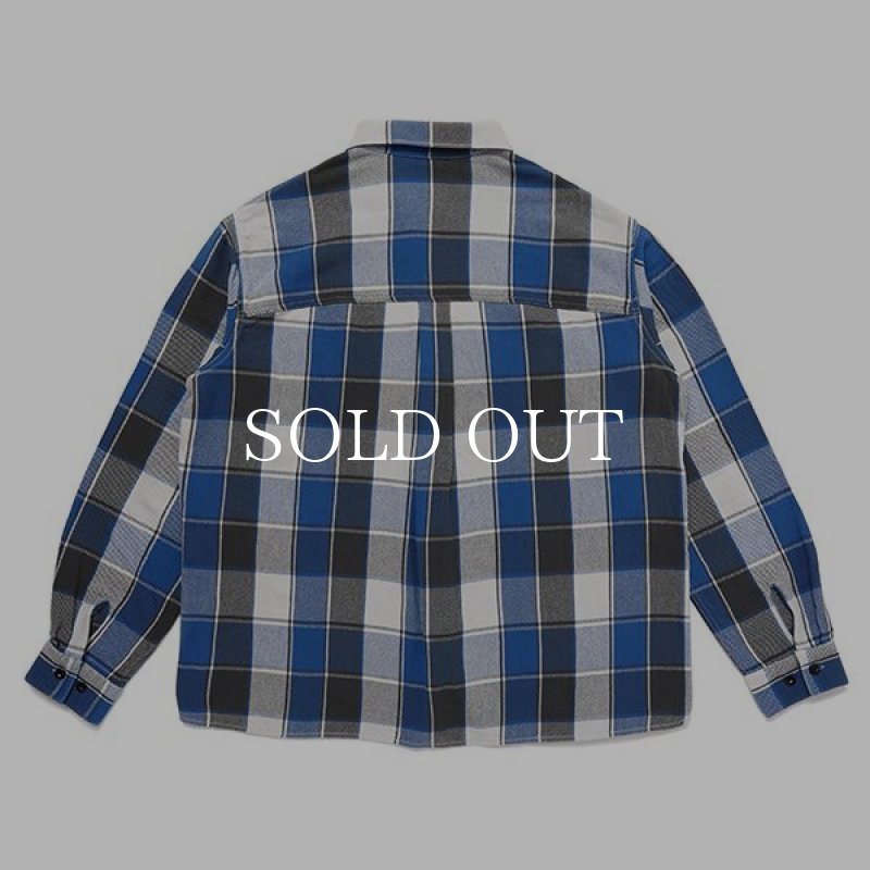 CHALLENGER L/S BIG CHECK SHIRT (BLUE) CLG-SH 023-009 公式通販