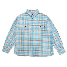 画像1: CHALLENGER  L/S CHECK SHRIT (BLUE) (1)