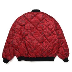 画像4: CHALLENGER  REVERSIBLE DERBY DOWN JACKET (BLACK-RED-) (4)