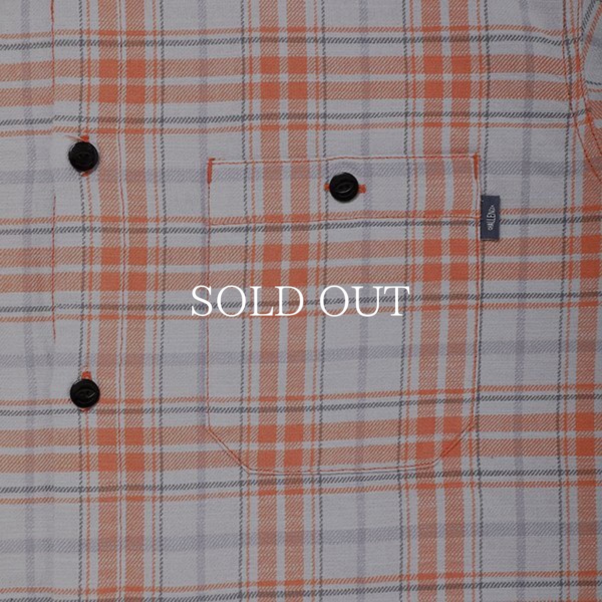 画像5: CHALLENGER  L/S CHECK SHRIT (ORANGE) (5)