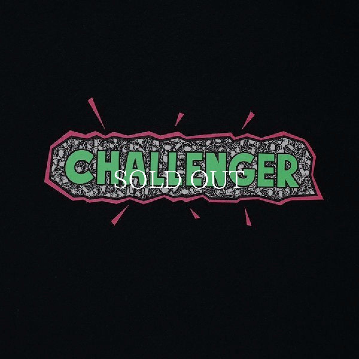 画像2: CHALLENGER  80'S LOGO TEE (BLACK) (2)