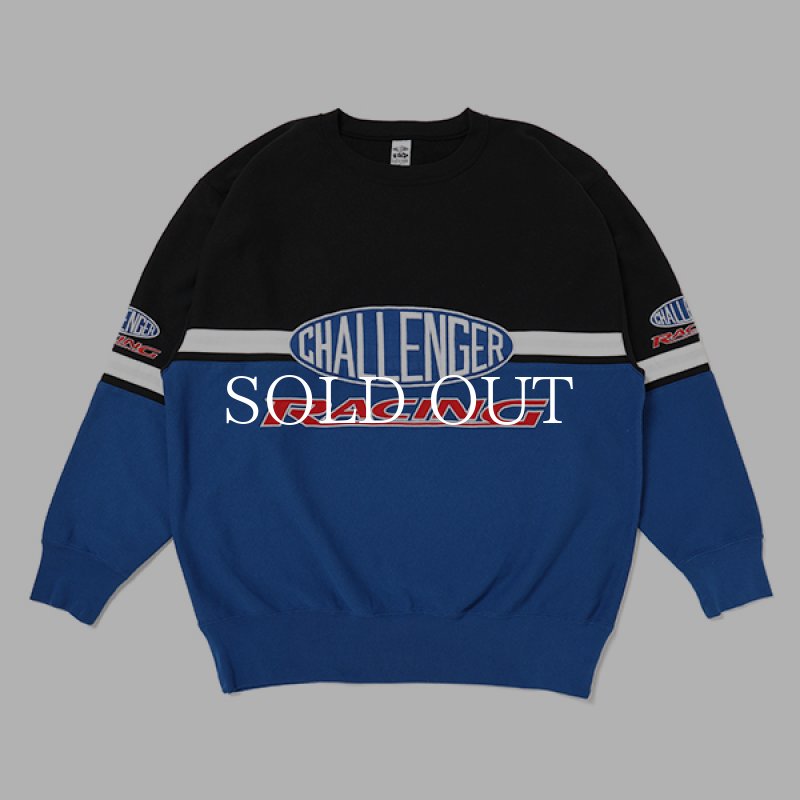CHALLENGER CMC RACING SWEAT (BLUE×BLACK) CLG-SW 023-005 公式通販