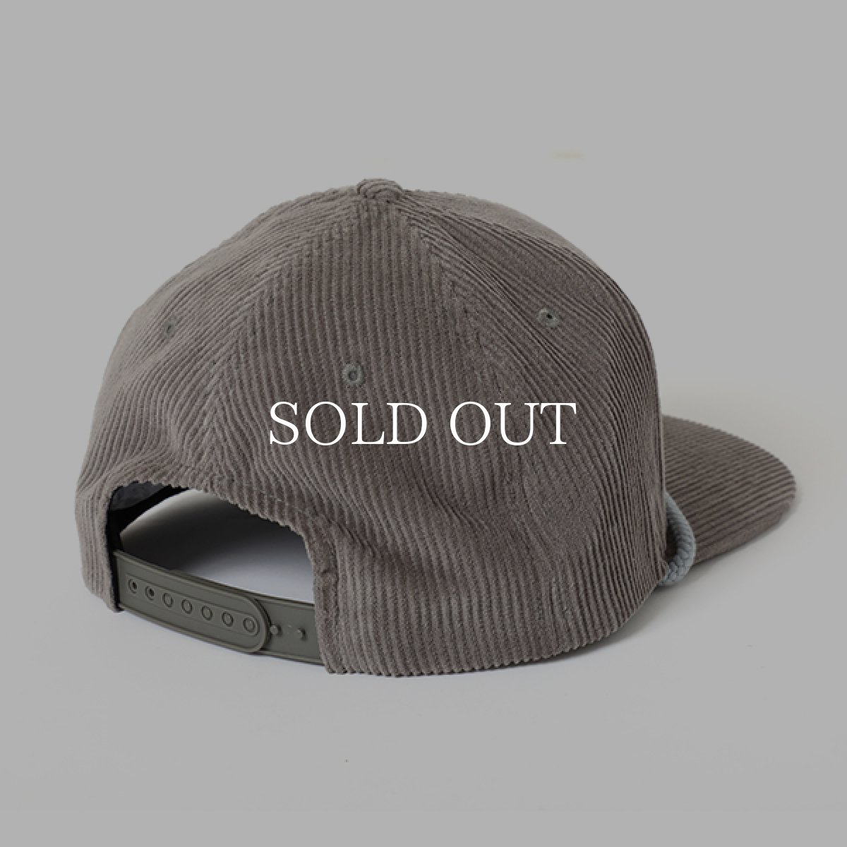 画像2: CHALLENGER  VERSITY CORDUROY CAP (GRAY) (2)