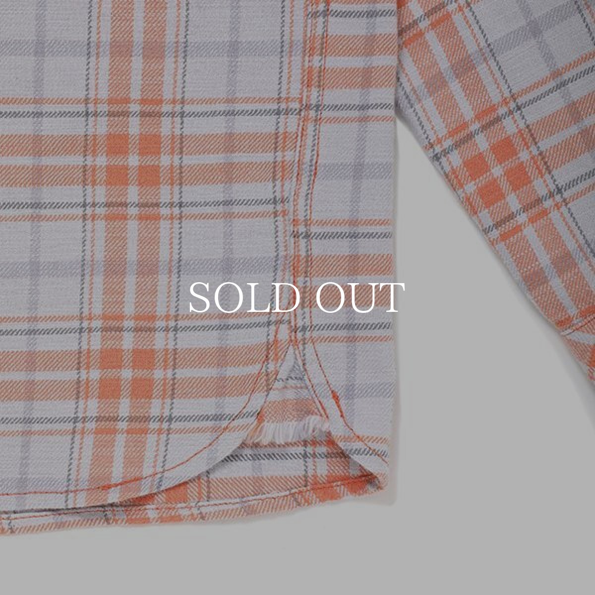 画像6: CHALLENGER  L/S CHECK SHRIT (ORANGE) (6)