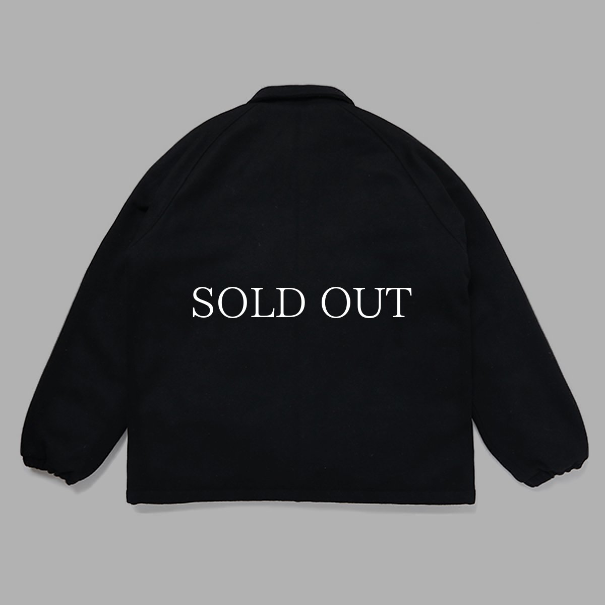 画像2: CHALLENGER  MELTON CLUB JACKET (BLACK) (2)