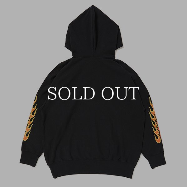 CHALLENGER FLAMES HOODIE (BLACK) CLG-SW 023-006 公式通販 CHALLENGER FLAMES HOODIE (BLACK) CLG-SW 023-006 公式通販