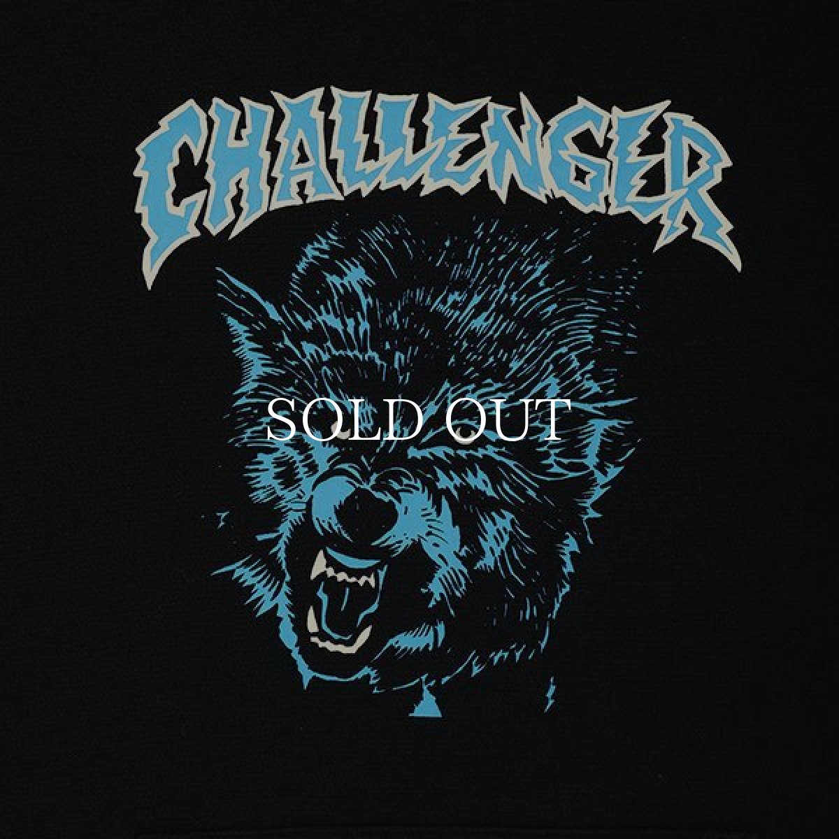 画像3: CHALLENGER  THUNDER WOLF HOODIE (BLACK) (3)