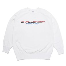 画像1: CHALLENGER  RACING LOGO C/N SWEAT (WHITE) (1)