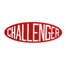 画像1: CHALLENGER  OVAL LOGO MAT (RED) (1)
