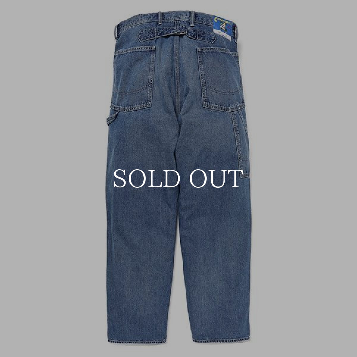 画像2: CHALLENGER  WASHED PAINTER PANTS (WASHED INDIGO) (2)