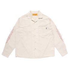 画像1: CHALLENGER  L/S FIRE WORK SHIRT (BEIGE) (1)