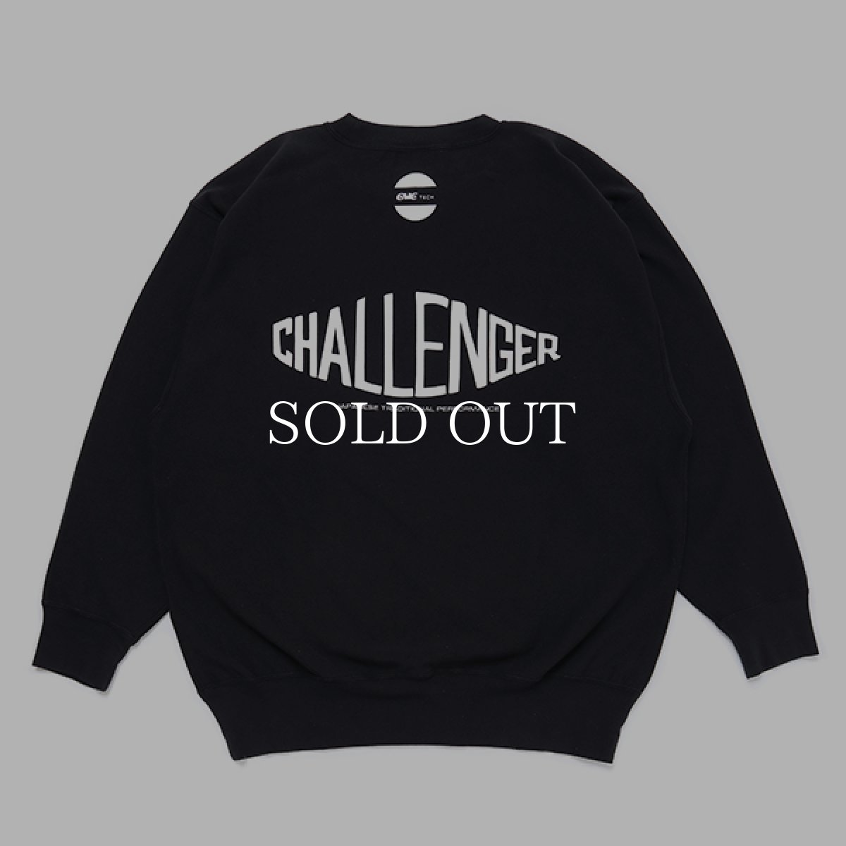 画像2: CHALLENGER  CMC TECH C/N SWEAT (BLACK) (2)