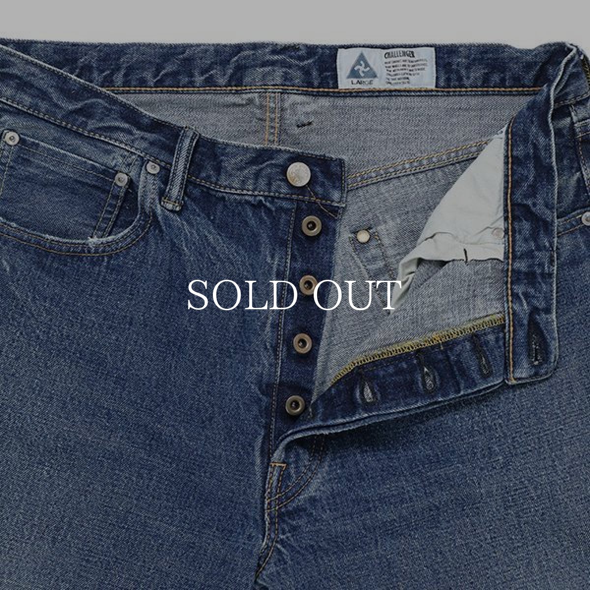 画像3: CHALLENGER  WASHED DENIM PANTS (WASHED INDIGO) (3)