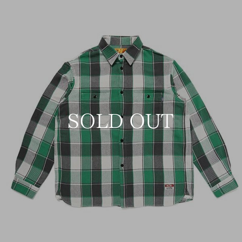 CHALLENGER L/S BIG CHECK SHIRT (GREEN) CLG-SH 023-009 公式通販