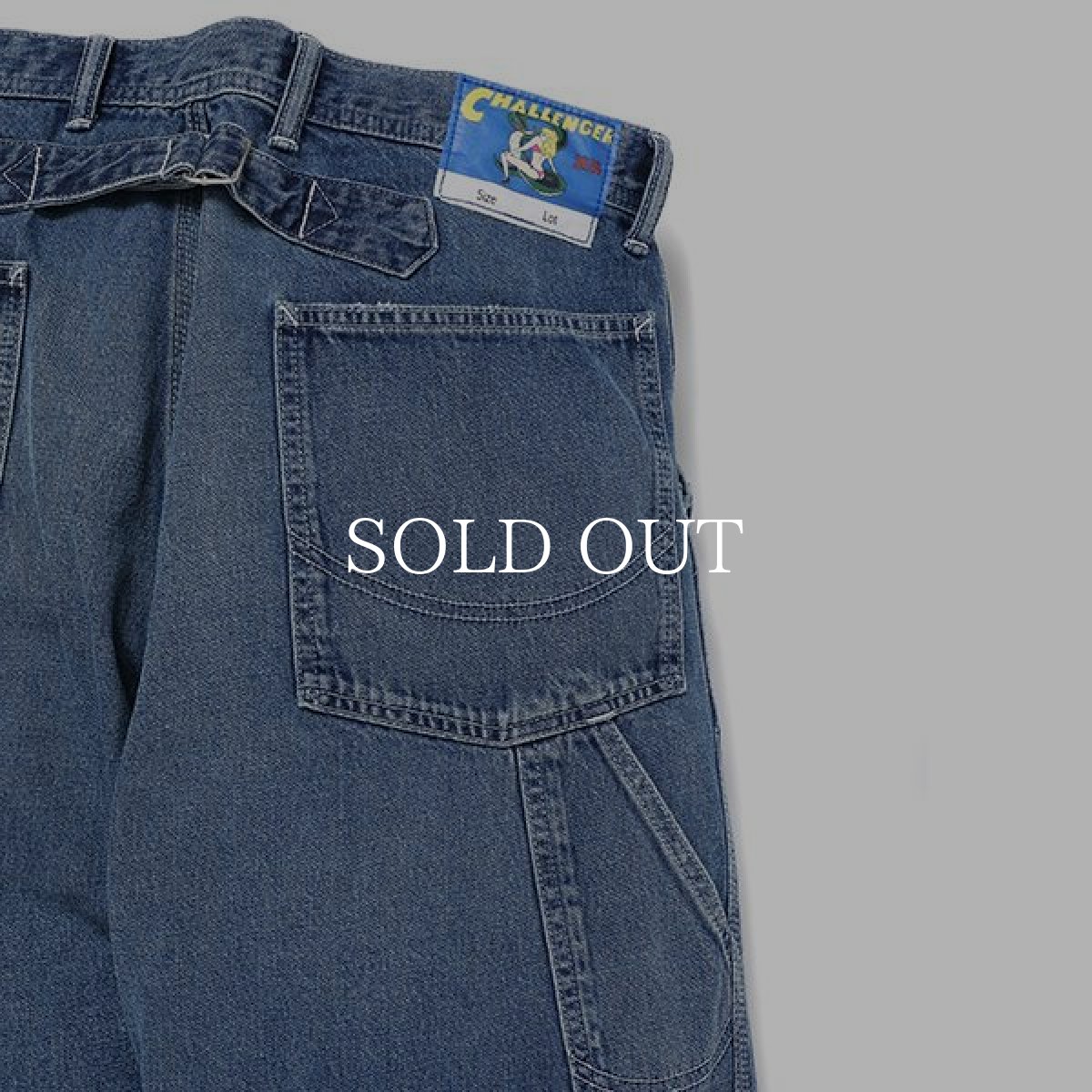 画像8: CHALLENGER  WASHED PAINTER PANTS (WASHED INDIGO) (8)