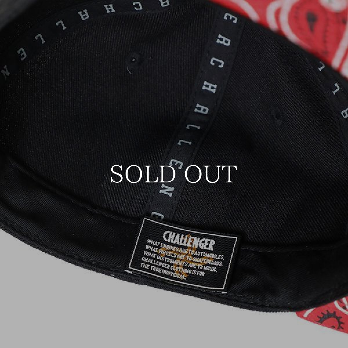 画像6: CHALLENGER  CL BASEBALL CAP (BLACK) (6)