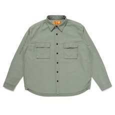 画像1: CHALLENGER  L/S MILITARY SHIRT (OLIVE) (1)