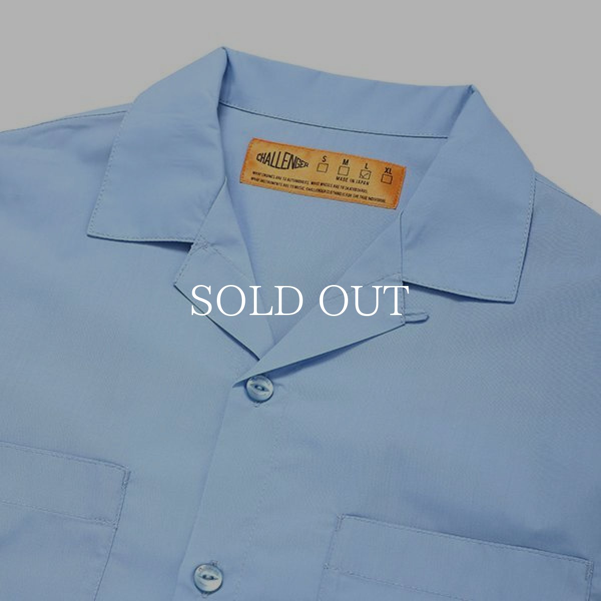 画像3: CHALLENGER  L/S FIRE WORK SHIRT (SAX BLUE) (3)