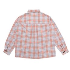 画像2: CHALLENGER  L/S CHECK SHRIT (ORANGE) (2)