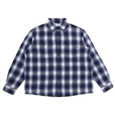 画像1: CHALLENGER  L/S CHECK WORK SHRIT (BLUE) (1)