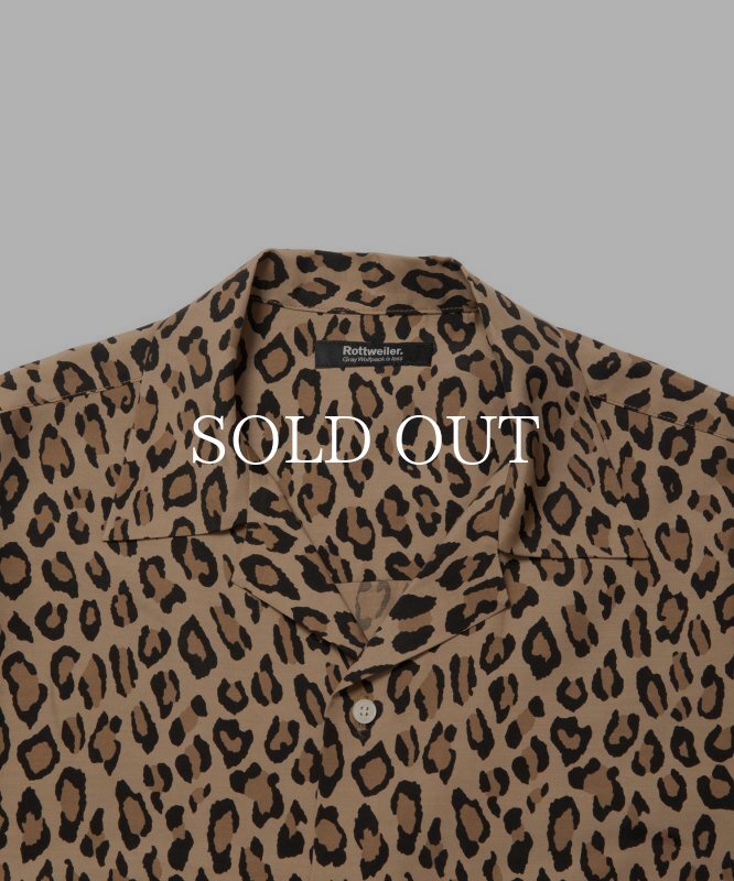 ROTTWEILER LEOPARD SS SHIRT (BEIGE) RW23S0202 公式通販
