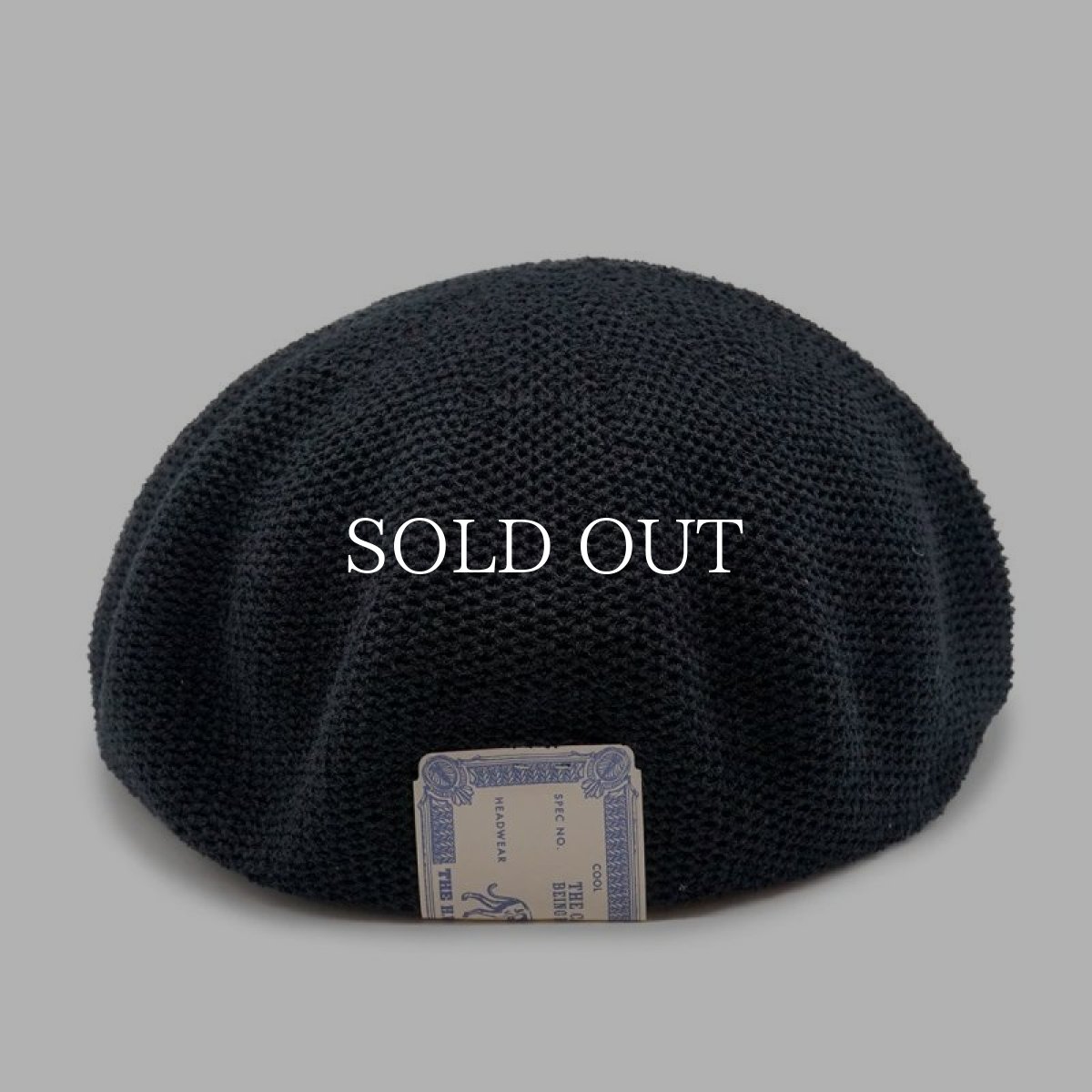 画像3: THE H.W.DOG&CO.  63 BERET 23SS (BLACK) (3)