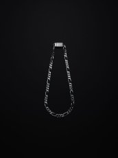 画像1: ANTIDOTE BUYERS CLUB   Engraved Box Crasp Figaro Chain (Silver) (1)