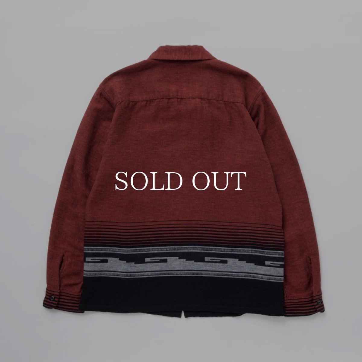 画像2: RATS  NATIVE JAQUARD SHIRT (RED) (2)