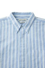 画像2: OLD JOE   HIDDEN BUTTON COLLAR SHIRTS (WIDE STRIPE) (2)